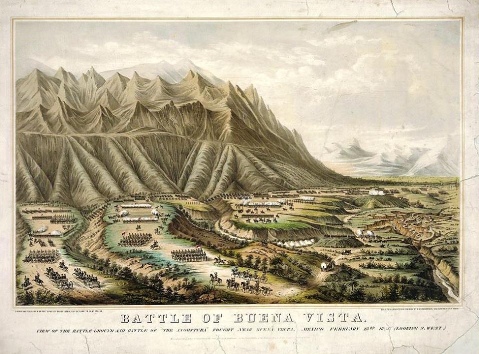 Batalla de Buena Vista. Imagen tomada del blog La batalla de Monterrey 1846