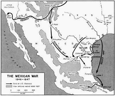 The Mexican War. Imagen tomada del blog La batalla de Monterrey 1846