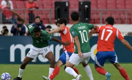 Bolivia vs Chile. Fotografía de FBFPlay