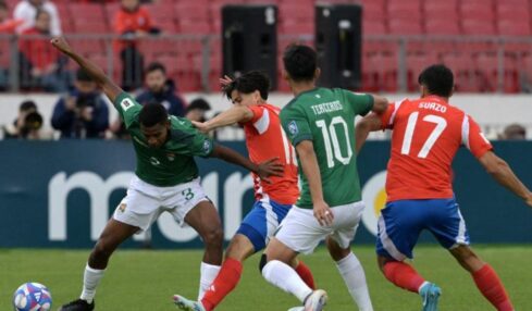 Bolivia vs Chile. Fotografía de FBFPlay