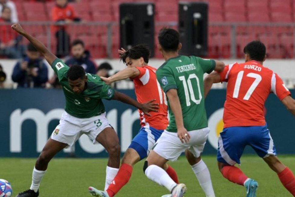 Bolivia vs Chile. Fotografía de FBFPlay