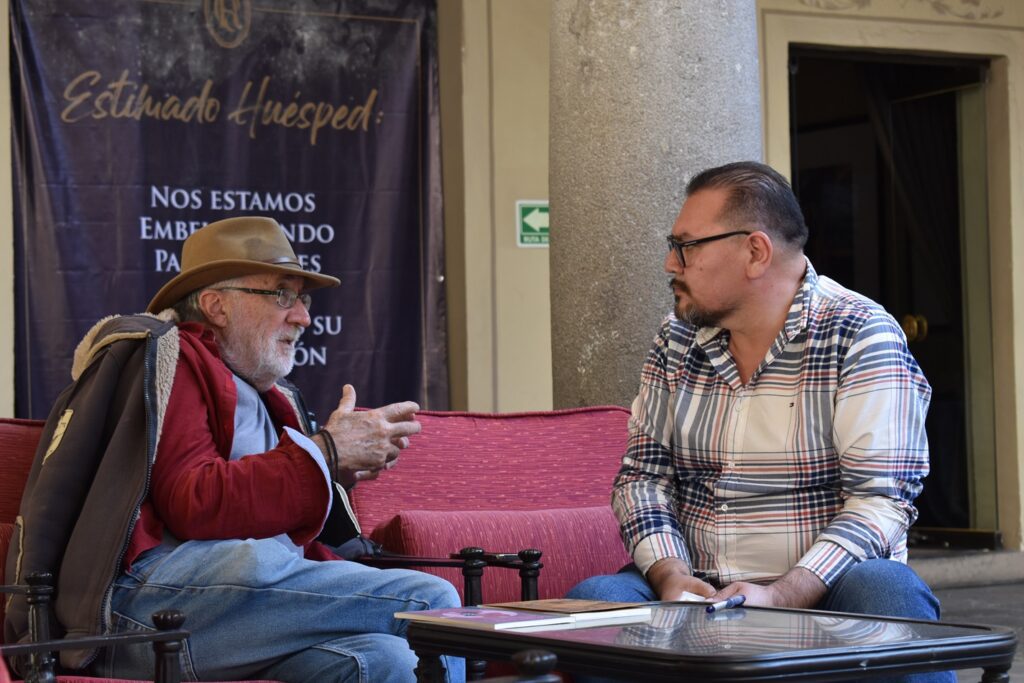 Javier Sicilia. Fotografía de Moisés Sandoval Gómez