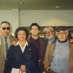 De izquierda a derecha Luis Vélez Nora Zapata Javier Claure Alberto Guerra y Héctor Borda. Foto por cortesía de Javier Claure