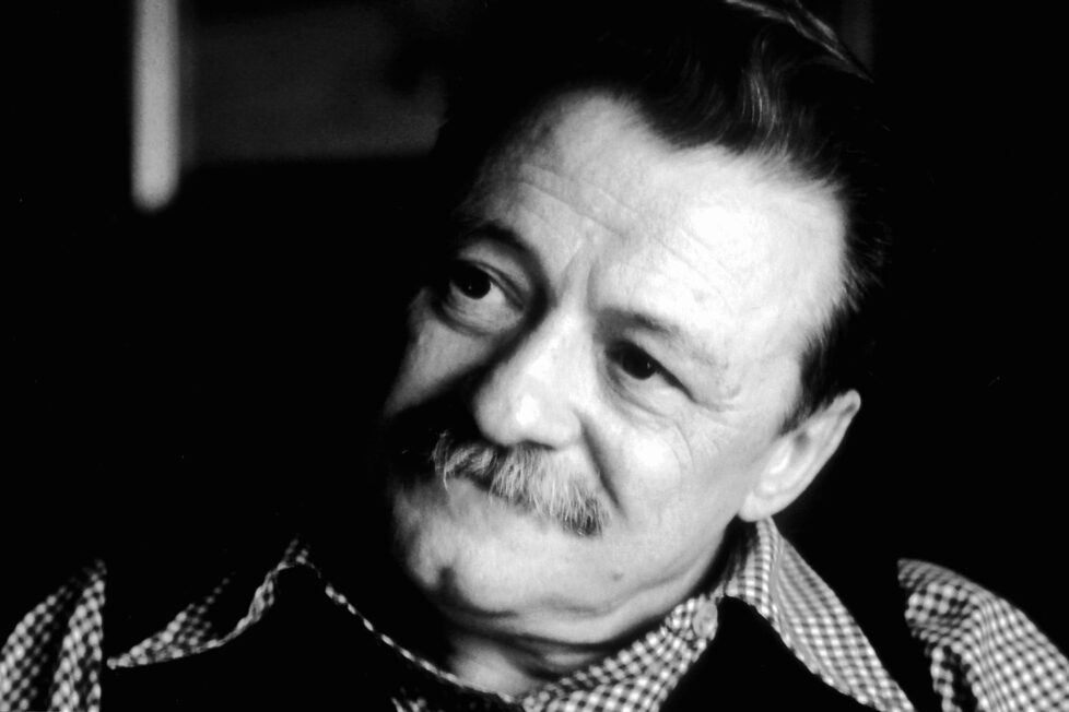 Mario Benedetti. Fotografía de Elisa Cabot 1981
