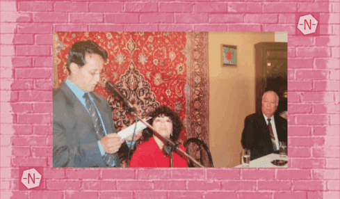 De izquierda a derecha Javier Claure, Gaby Vallejo y Guillermo Razo Cochabamba, Bolivia, 2004