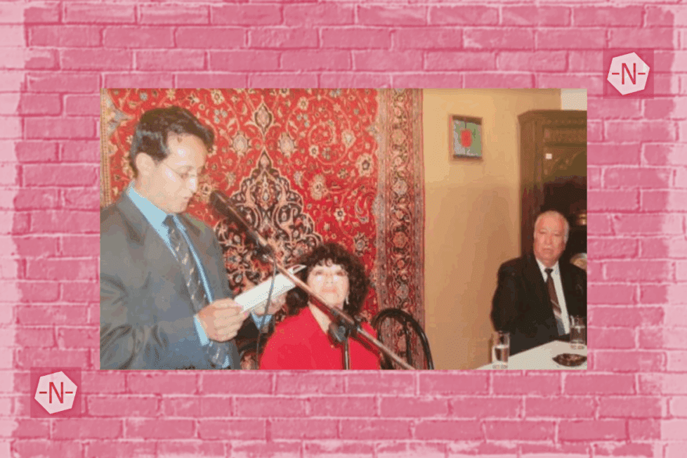 De izquierda a derecha Javier Claure, Gaby Vallejo y Guillermo Razo Cochabamba, Bolivia, 2004