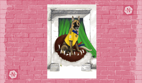 James Rodríguez. Ilustración de Anael Tritura