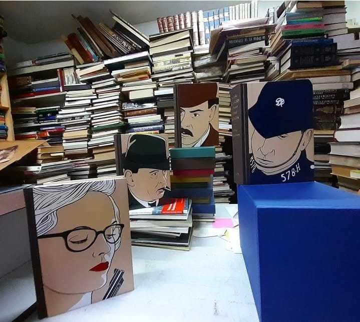 El fadero de libros. Fotografía por cortesía de Sergio Núñez