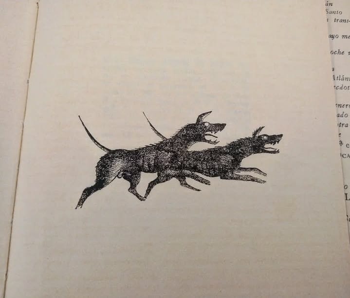 Viñeta de un libro de Juan Rulfo. Fotografía por cortesía de Sergio Núñez