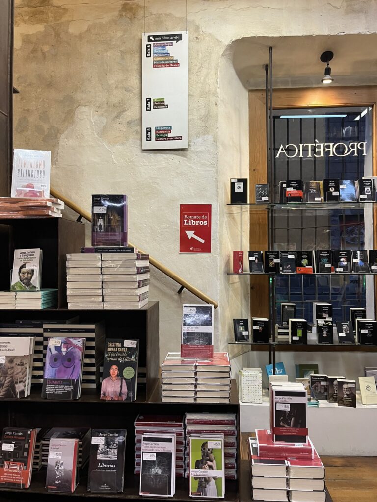 Profética. Foto de Jorge Carrión. Tomada de su cuenta de X