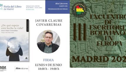 Encuentro de escritores bolivianos en Europa con la participación de Javier Claure