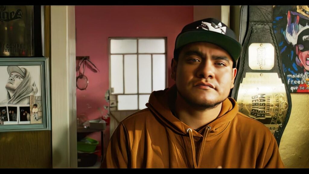 Aczino en Ciudad Neza. Foto tomada de su fan page de Facebook