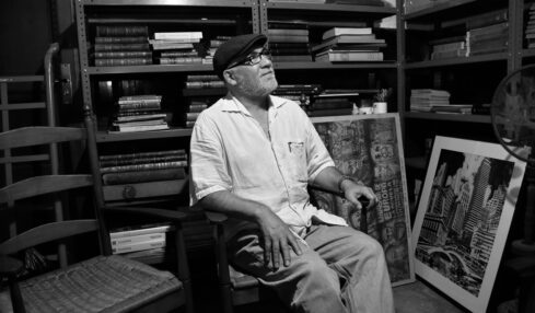 El bibliófilo de Balderas. Foto de Aura Nayely Núñez