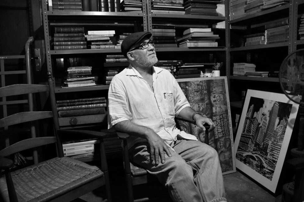 El bibliófilo de Balderas. Foto de Aura Nayely Núñez