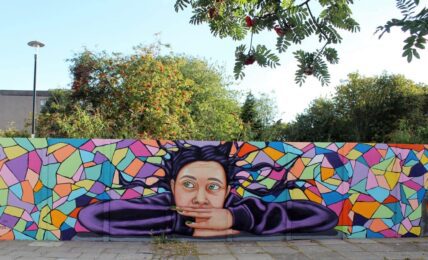 Mural de Draya Madú. Fotografía por cortesía de Adolfo Calderón Sabido