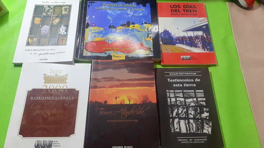 Todos los libros que publicó Basko Inchaurraga