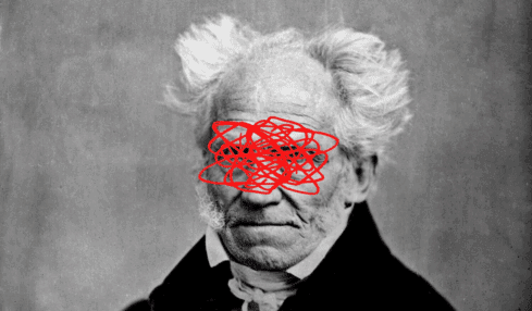 Schopenhauer en el sauna. Imagen por cortesía de Carlos Bortoni