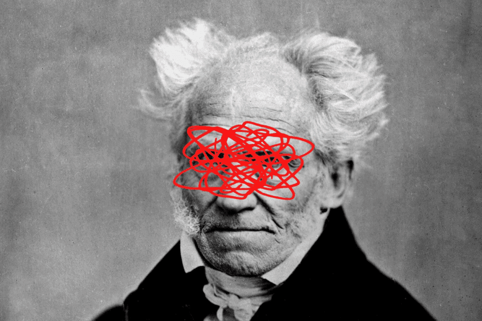 Schopenhauer en el sauna. Imagen por cortesía de Carlos Bortoni