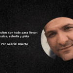 10 taquitos con todo para llevar salsa, cebolla y piña por Gabriel Duarte