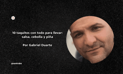 10 taquitos con todo para llevar salsa, cebolla y piña por Gabriel Duarte