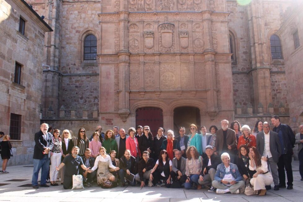 Participantes en el XXVIII Encuentro de Poetas Iberoamericanos. Fotografía por Javier Claure C.