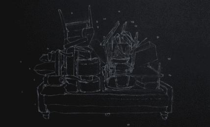 Imagen para los poemas de Mónica Morales por Héctor Bázaca