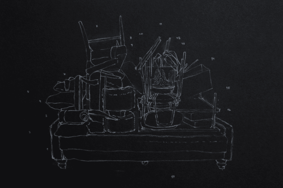 Imagen para los poemas de Mónica Morales por Héctor Bázaca