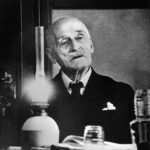 Knut Hamsun en 1947. Fotografía tomada del Museo de Oslo