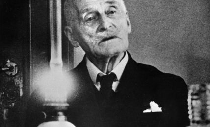 Knut Hamsun en 1947. Fotografía tomada del Museo de Oslo