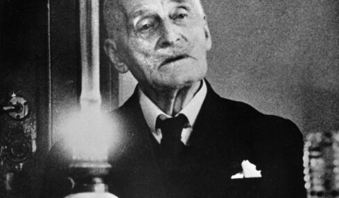 Knut Hamsun en 1947. Fotografía tomada del Museo de Oslo