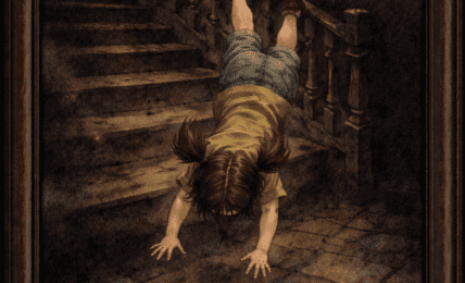 La caída. Ilustración por cortesía de Evelina Iniesta