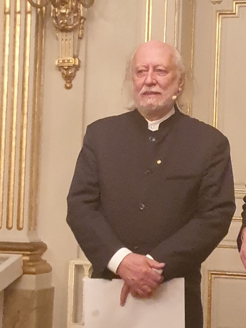 László Krasznahorkai. Foto de Javier Claure