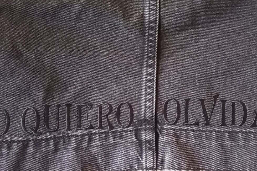 No quiero olvidar. Fotografía de Sandra González Parra para los poemas de Karmen Valladares