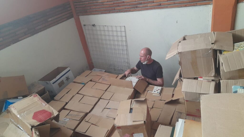 Arquéologo Stan Declercq. Foto de Sergio Núñez