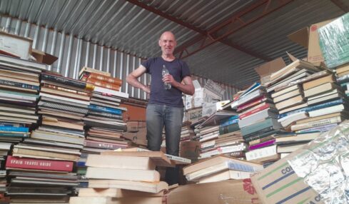 Arquéologo Stan Declercq. Fotografía de Sergio Núñez