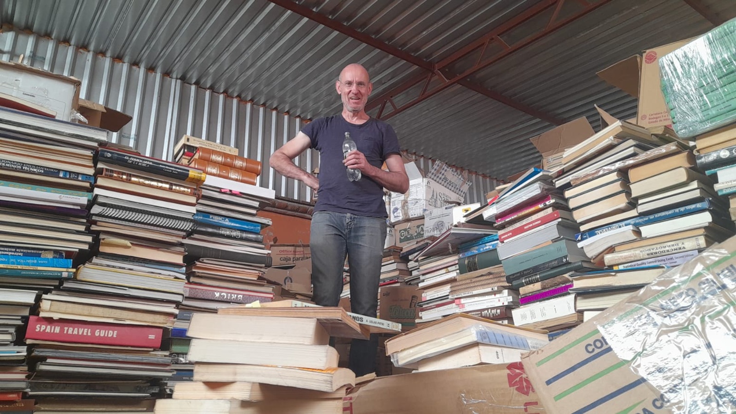 Arquéologo Stan Declercq. Fotografía de Sergio Núñez