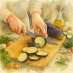 Berenjena. Imagen por cortesía de Evelina Iniesta