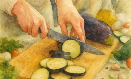 Berenjena. Imagen por cortesía de Evelina Iniesta