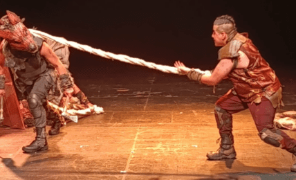 Escena de Fenrir, el dios lobo. Imagen por cortesía de David V. Estrada