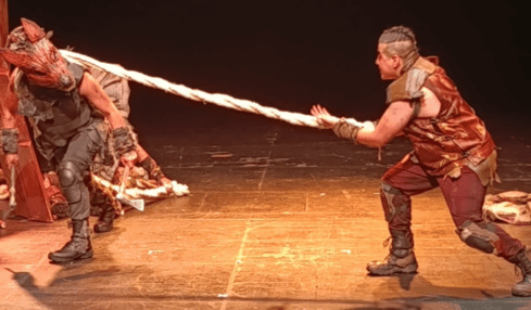 Escena de Fenrir, el dios lobo. Imagen por cortesía de David V. Estrada