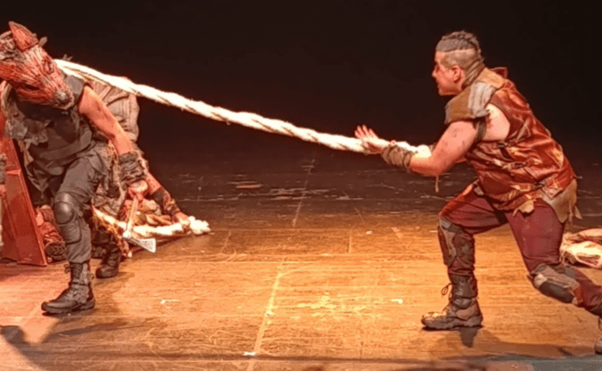 Escena de Fenrir, el dios lobo. Imagen por cortesía de David V. Estrada