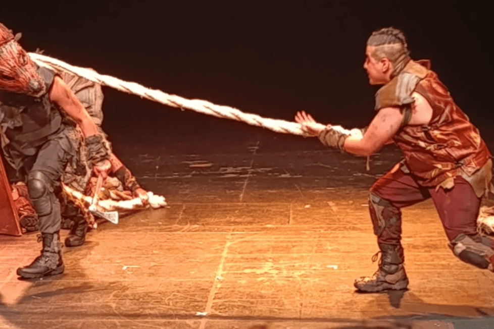 Escena de Fenrir, el dios lobo. Imagen por cortesía de David V. Estrada