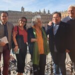 De izquierda a derecha Javier Claure, Verónica Delgadillo, Norah Zapata-Prill, Gabriel Chávez y Rafael Soler