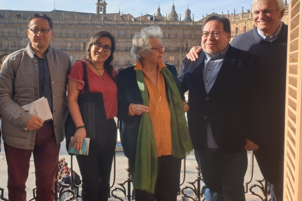 De izquierda a derecha Javier Claure, Verónica Delgadillo, Norah Zapata-Prill, Gabriel Chávez y Rafael Soler