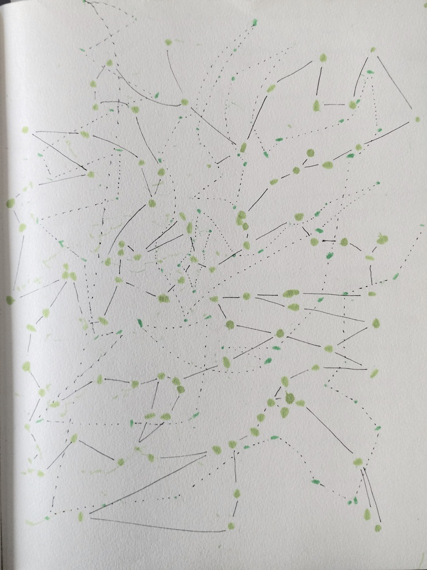 Imagen de Héctor Bázaca para los poemas de Romina Funes