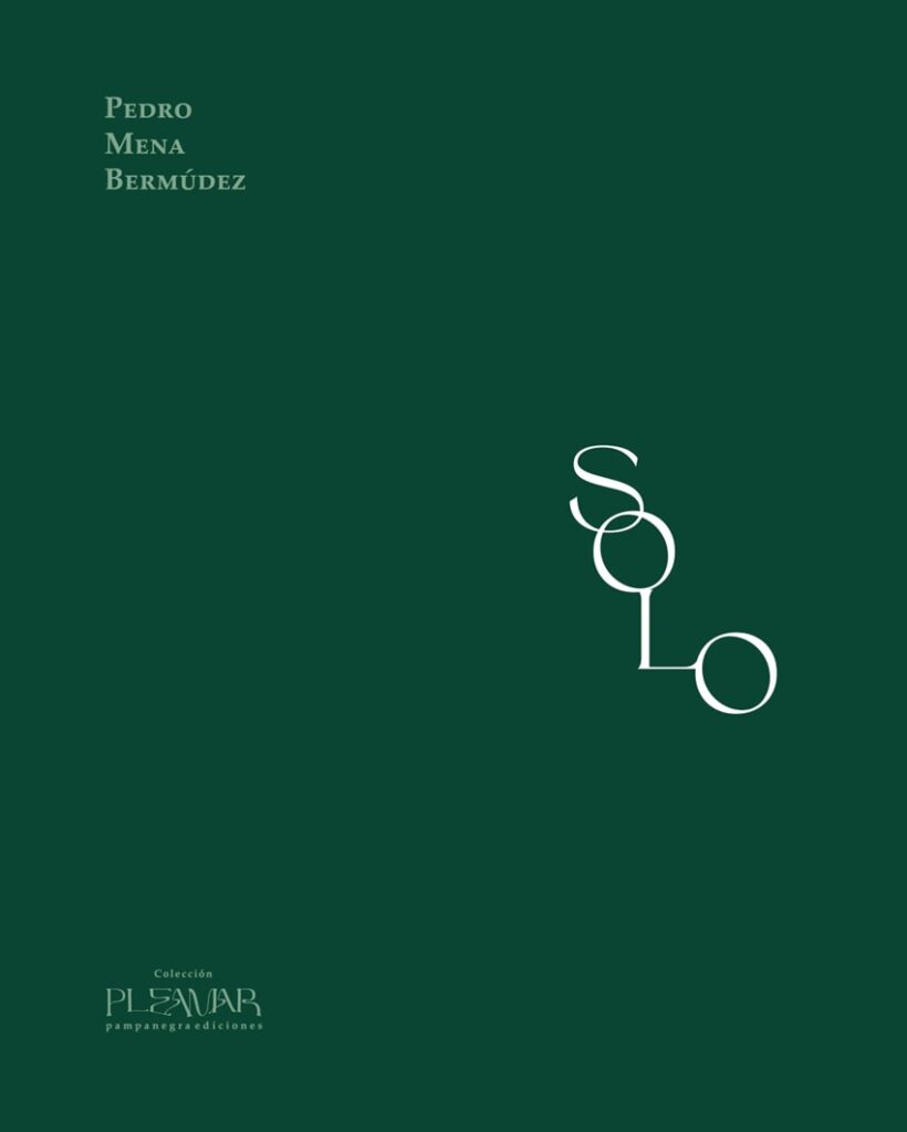 Portada de Solo de Pedro Mena