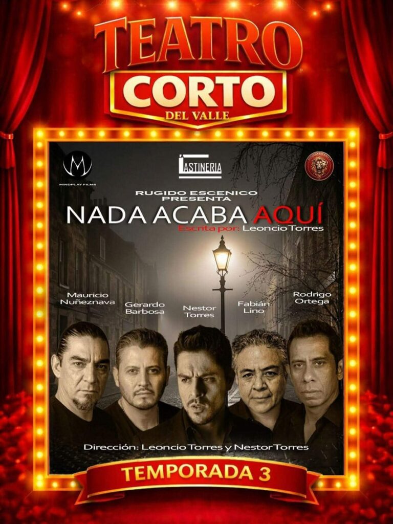 Imagen promocional de Nada acaba aquí de Teatro Corto