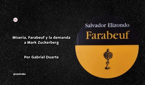 Miseria, Farabeuf y la demanda a Mark Zuckerberg