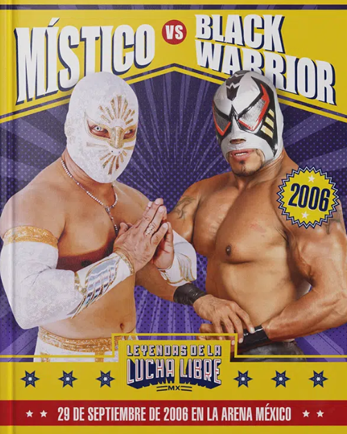 Portada de Leyendas de la Lucha Libre MX: Místico vs Black Warrior