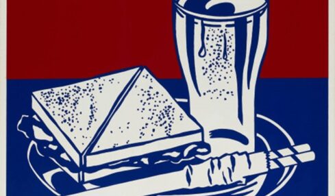 Sandwich y soda de Roy Lichtenstein